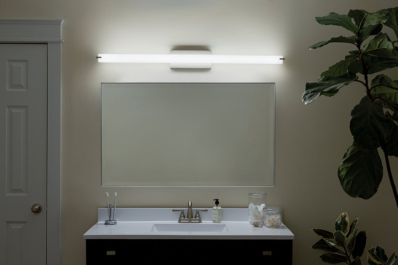 Round Linear Bathroom Vanity Light