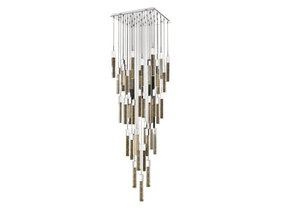Avenue Lighting - HF1903-41-GL-CH - 41 Light Flush Mount Pendant - The Original Glacier Avenue - Chrome