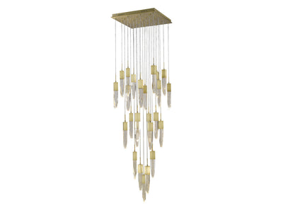 Avenue Lighting - HF1904-25-AP-BB - 25 Light Flush Mount Pendant - The Original Aspen - Brushed Brass