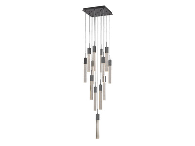 Avenue Lighting - HF1905-13-GL-DBZ - 13 Light Flush Mount/Pendant - The Original Glacier Avenue - Dark Bronze
