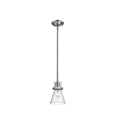 Millennium - 2321-BN - One Light Pendant - Layton - Brushed Nickel