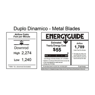 Duplo Dinamico Ceiling Fan