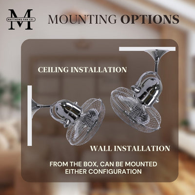 Kaye Oscillating Wall Fan