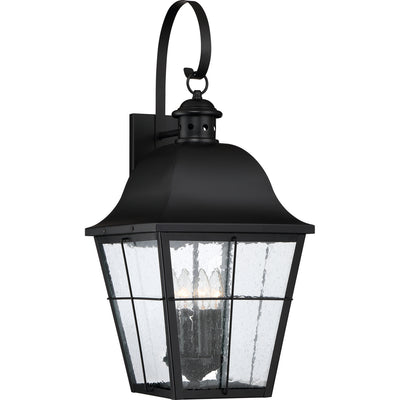 Quoizel - MHE8412K - Four Light Outdoor Wall Lantern - Millhouse - Mystic Black