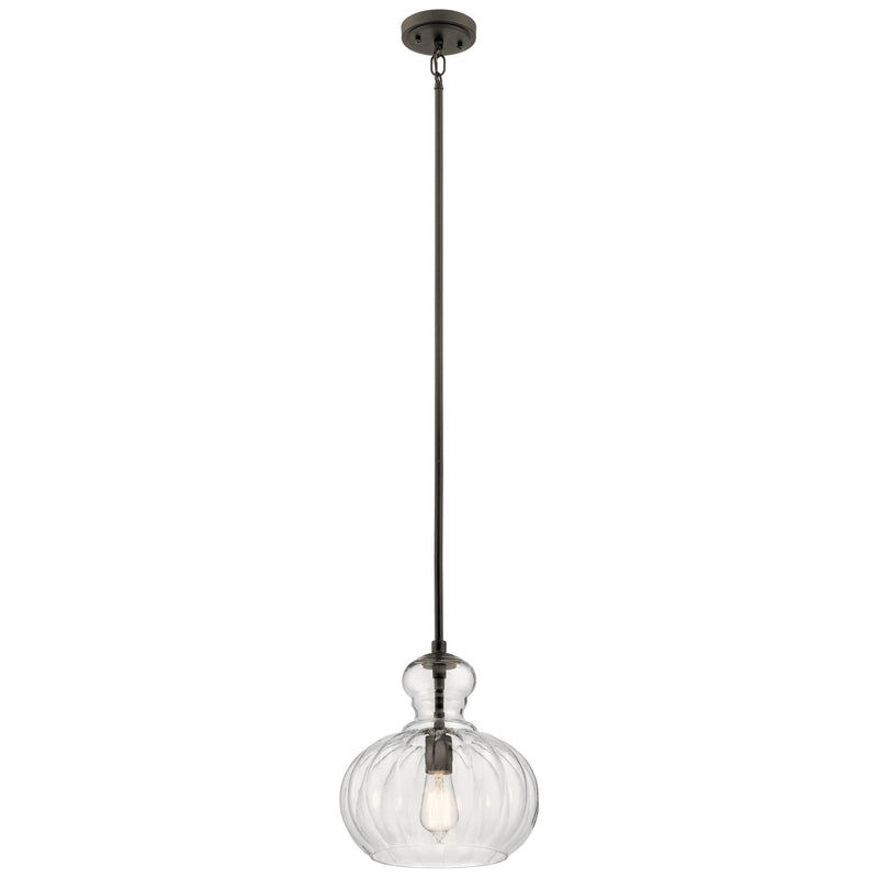 Kichler - 43955OZ - One Light Pendant - Riviera - Olde Bronze