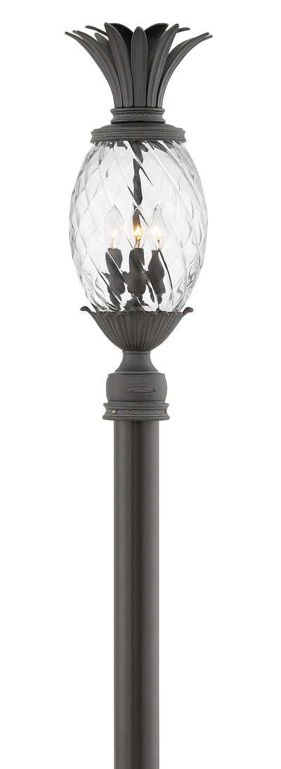Pineapple 120V Outdoor Post / Pier Mount Clear Optic