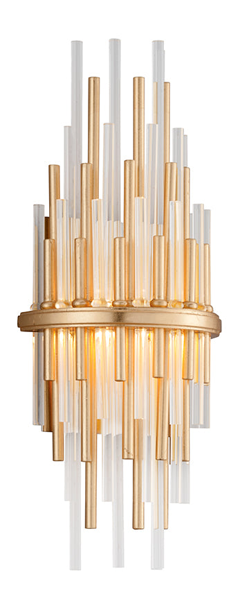 Corbett Lighting - 238-11 - LED Wall Sconce - Theory - Gold Leaf W Polished Stainless