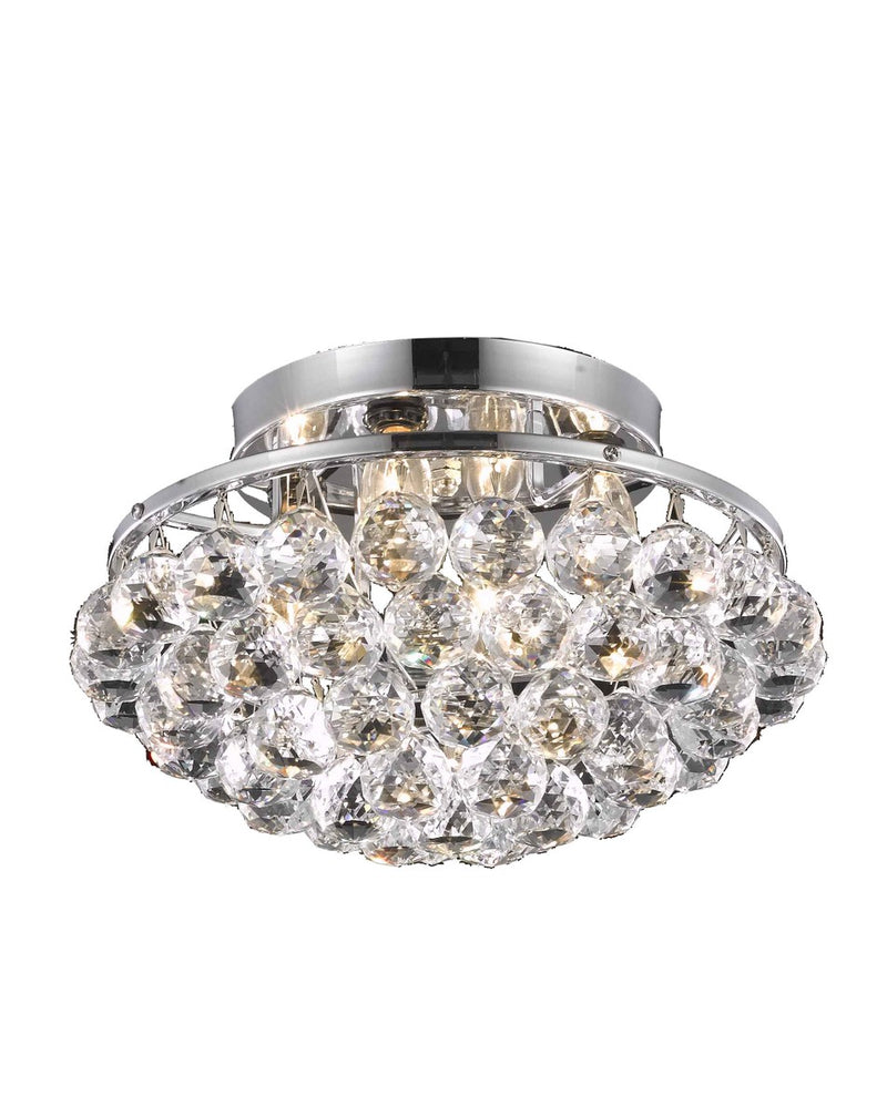 Elegant Lighting - V9805F14C/RC - Four Light Flush Mount - Corona - Chrome