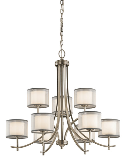 Kichler - 43150AP - Nine Light Chandelier - Tallie - Antique Pewter