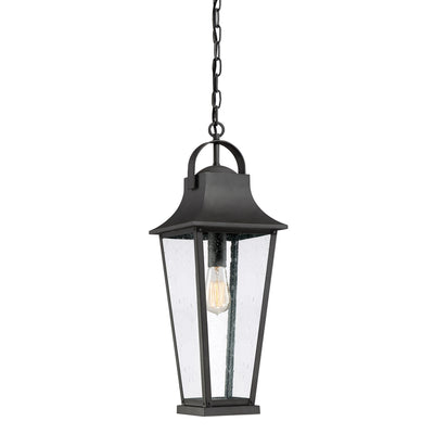 Quoizel - GLV1908MB - One Light Outdoor Hanging Lantern - Galveston - Mottled Black