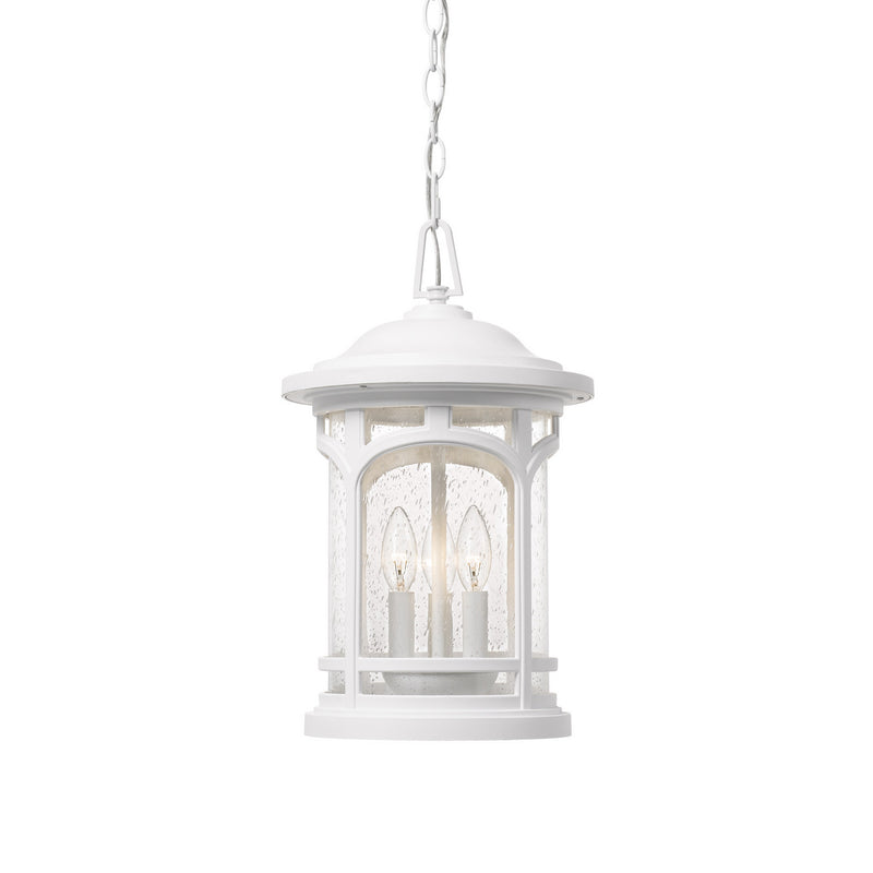 Quoizel - MBH1911W - Three Light Outdoor Hanging Lantern - Marblehead - White