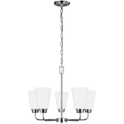 Generation Lighting - 3115205EN3-05 - Five Light Chandelier - Kerrville - Chrome