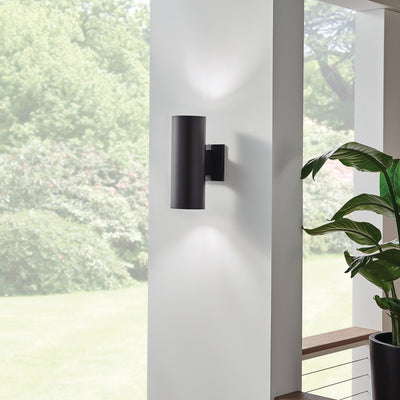 Cylinder Incandescent Up/Downlight Wall Light