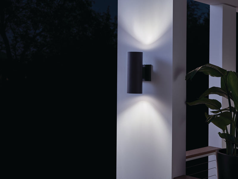 Cylinder Incandescent Up/Downlight Wall Light