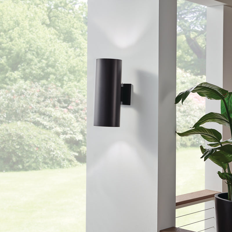 Cylinder Incandescent Up/Downlight Wall Light