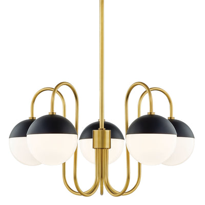 Mitzi - H344805-AGB/BK - Aged Brass / Black