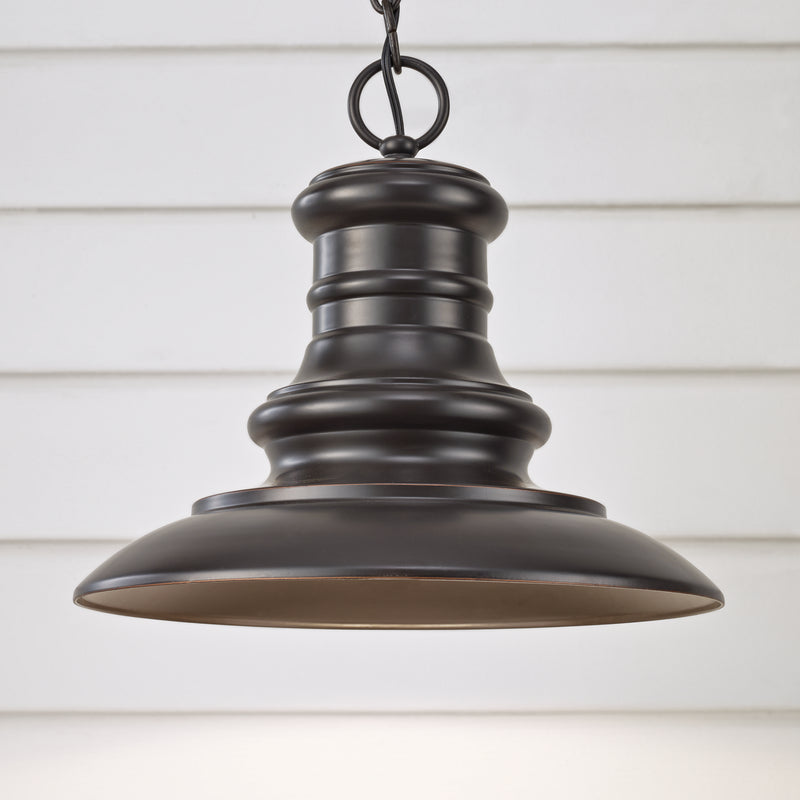 Redding Station Warm Dim Outdoor Pendant