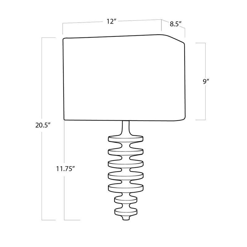 Fishbone Wall Sconce