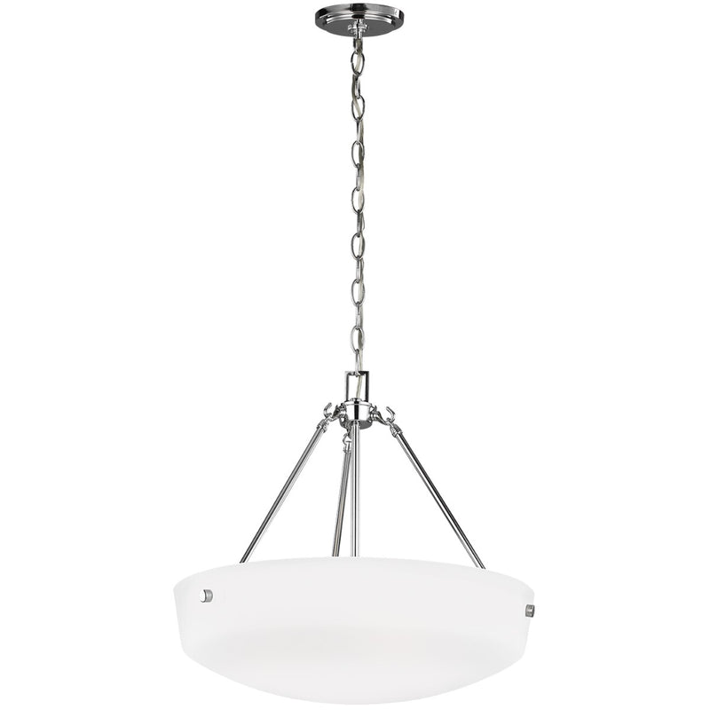 Generation Lighting - 6615203-05 - Three Light Pendant - Kerrville - Chrome