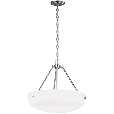 Generation Lighting - 6615203EN3-05 - Three Light Pendant - Kerrville - Chrome