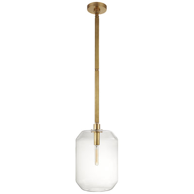 Ralph Lauren - RL 5220NB-CG - One Light Pendant - Barrett - Natural Brass