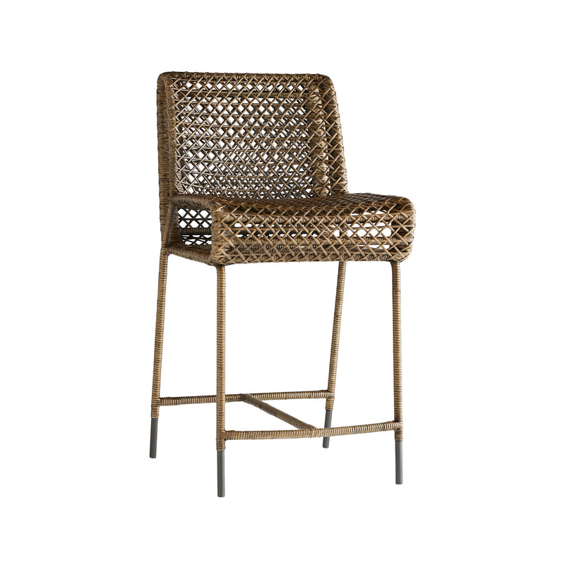 Arteriors-Cameron Counter Stool-Brown