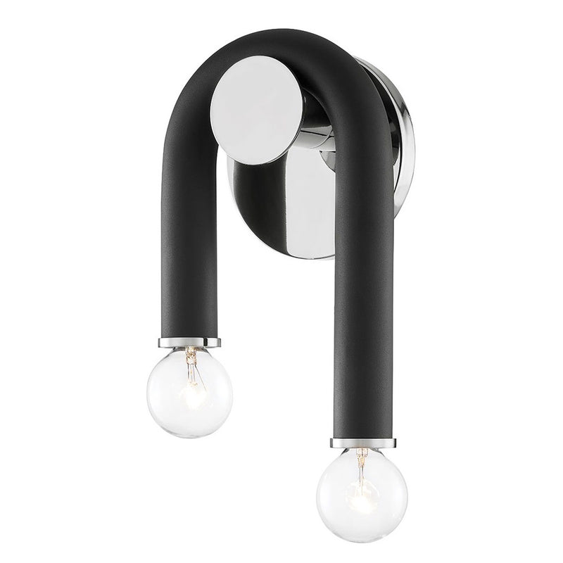 Mitzi - H382102-PN/BK - Polished Nickel / Black
