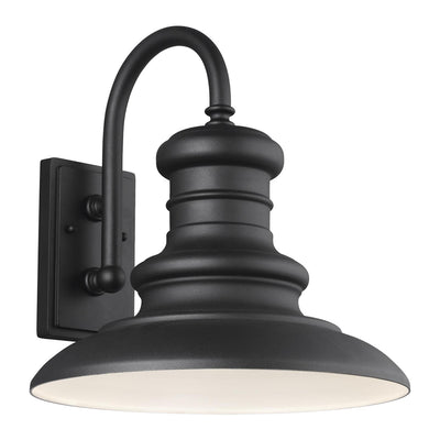 Generation Lighting - OL9004TXB - One Light Outdoor Wall Lantern - Redding Station - Textured Black