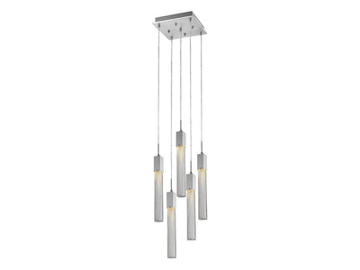 Avenue Lighting - HF1900-5-BOA-CH - Five Light Pendant - Boa - Black
