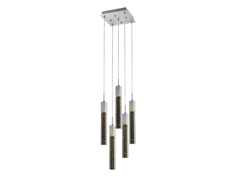 Avenue Lighting - HF1900-5-GL-CH - Five Light Pendant - The Original Glacier Avenue - Polished Chrome