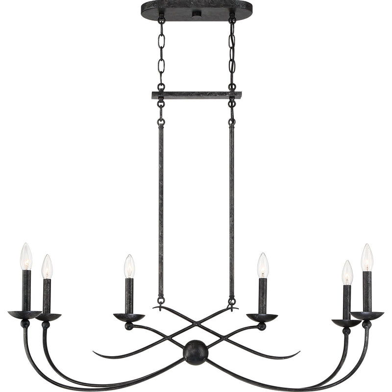 Calligraphy Linear Chandelier