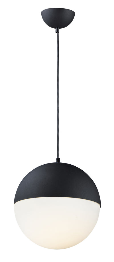 ET2 - E20366-92BK - LED Pendant - Half Moon - Black