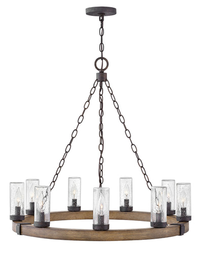 Hinkley - 29208SQ-LL$ - LED Outdoor Chandelier - Sawyer - Sequoia
