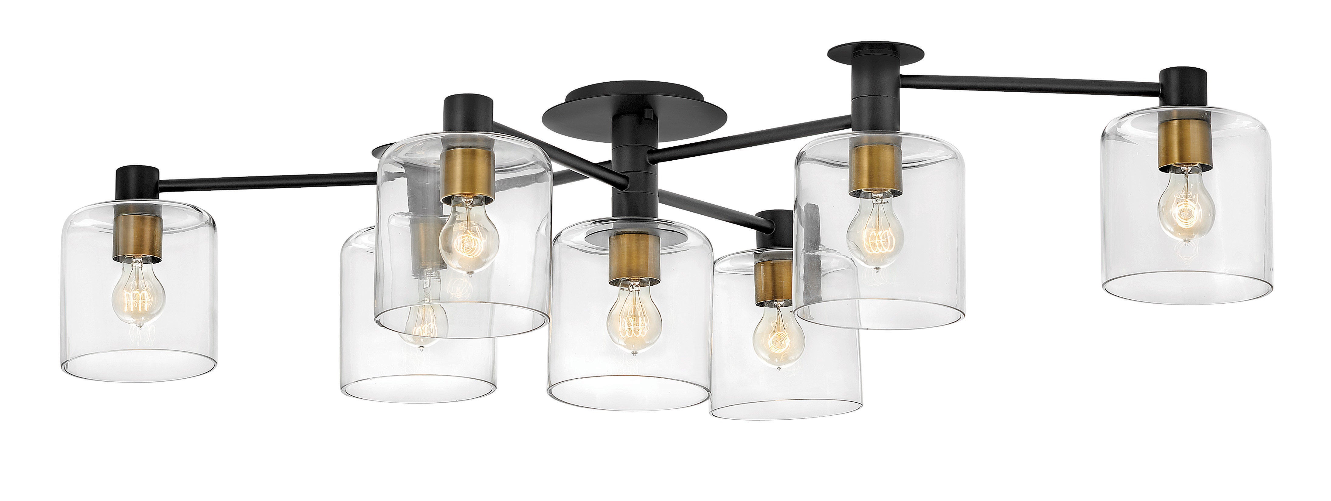 Axel Ceiling Light Fixture - 4513BK by Hinkley from Cleveland Lighting