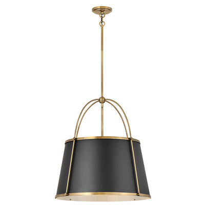 Hinkley-4895WS-Black / Warm Brass