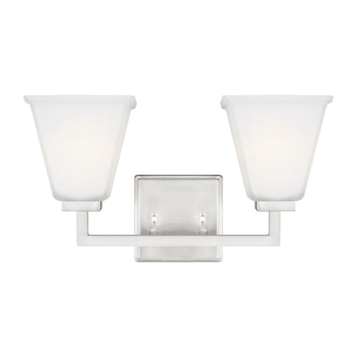 Generation Lighting - 4413702-962 - Two Light Wall / Bath - Ellis Harper - Brushed Nickel