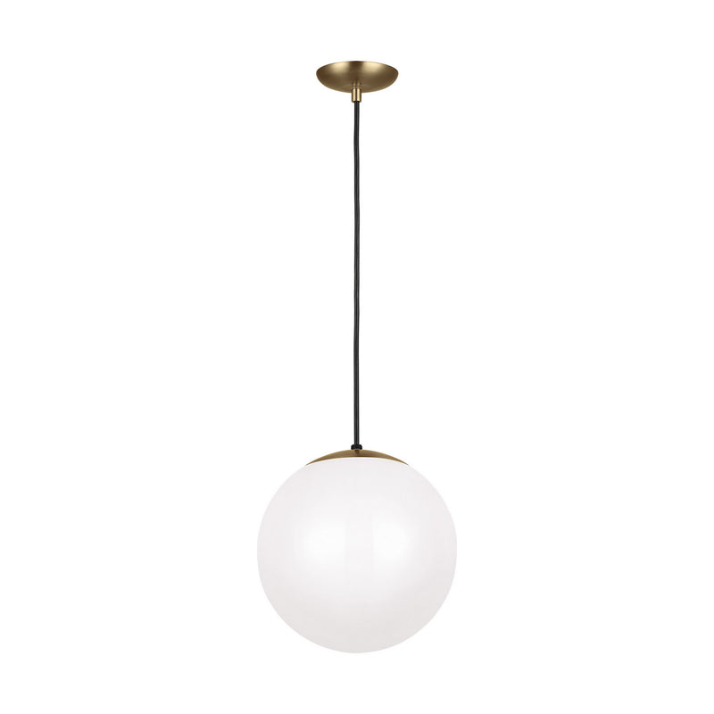Visual Comfort Studio - 6022-848 - One Light Pendant - Leo - Hanging Globe - Satin Brass