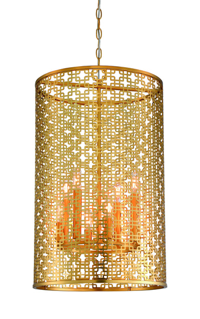 Metropolitan - N7787-248 - Eight Light Pendant - Blairmmor - Honey Gold