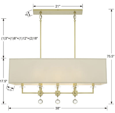 Paxton Linear Chandelier