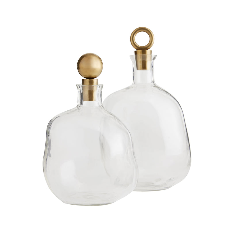 Arteriors-Frances Decanters-Clear