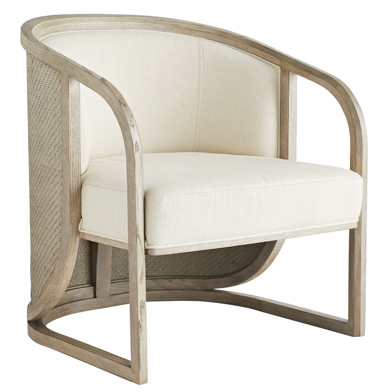 Arteriors-Fortuna Lounge Chair-Smoke