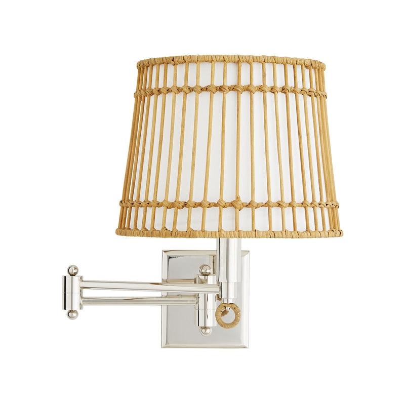 Arteriors-Sea Island Wall Sconce-Polished Nickel