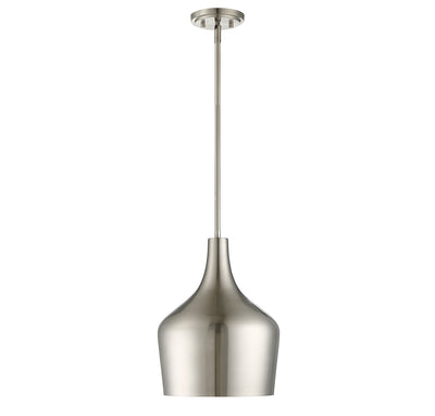 Meridian - M70020BN - One Light Pendant - Mpend - Brushed Nickel