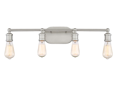 Meridian - M80013BN - Four Light Bathroom Vanity Light - Mbath - Brushed Nickel