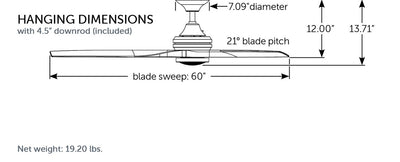 Spitfire Ceiling Fan (Motor Only)