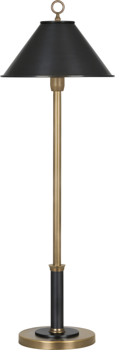 Robert Abbey - 703 - One Light Table Lamp - Aaron - Warm Brass w/Deep Patina Bronze