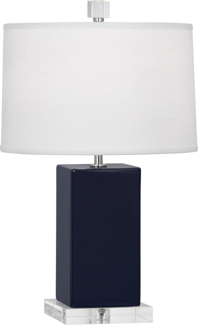 Robert Abbey - MB990 - One Light Accent Lamp - Harvey - Midnight Blue Glazed Ceramic