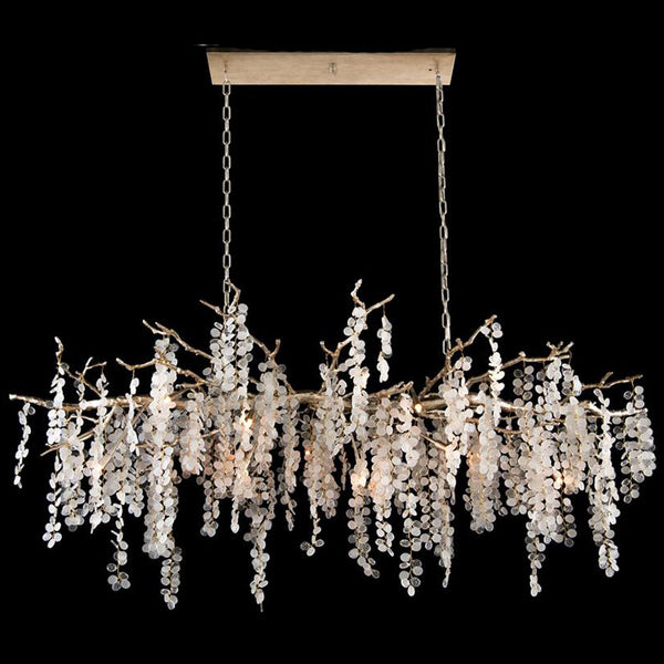 Shiro Noda Linear Chandelier - AJC-9108 by John Richard from