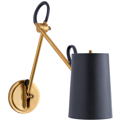 Ralph Lauren - RL 2454NB-NVY - One Light Wall Sconce - Benton - Natural Brass
