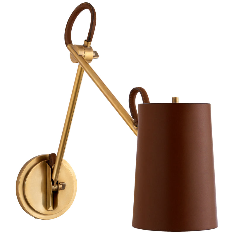 Ralph Lauren - RL 2454NB-SDL - One Light Wall Sconce - Benton - Natural Brass